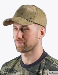 Бейсболка летняя NEON смесовая ткань, малахит Хольстер