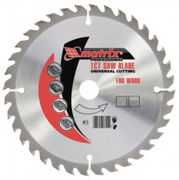 Диск 250*32 пильный по дереву 60 зубьев MATRIX Professional