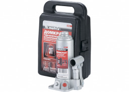 Домкрат 3 т гидравлический бутылочный (кейс) h 194-372 мм MATRIX