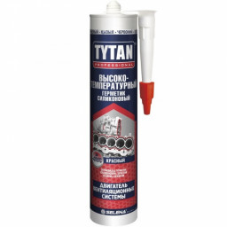 Герметик силиконовый высокотемпературный TYTAN Professional 280мл черный