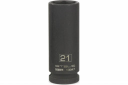 Головка ударная удлиненная шестигранная,21 мм 1/2 STELS