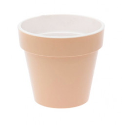 Кашпо Порто пластиковое 2,4л со вставкой жемчуг