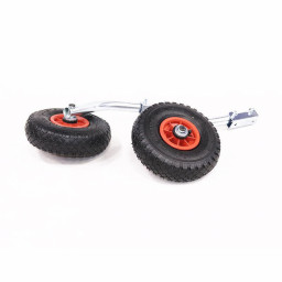 Колеса транцевые удлиненные "СЛЕДОПЫТ" 50 см хром быстросъемные 