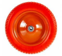 Колесо для тачки PU 400мм;4,00/4,8*80 D20 бескамерное