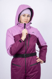 Комбинезон зимний женский ЧАЯ розовый/ягодный Покров