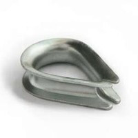 Коуш D-8 мм. для стальных канатов DIN6899