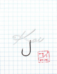 Крючок KOI "CHINU-RING", размер 4 (INT)/5 (AS), цвет BN (10 шт.)/125/