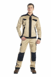 Куртка летняя мужская Велар бежевый/черный