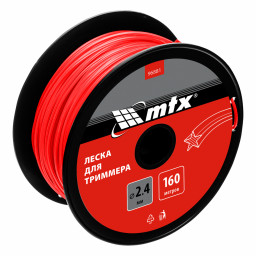 Леска для триммера звезда 2,4 мм х 160 м на катушке MTX