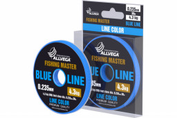 Леска монофильная ALLVEGA Fishing Master 30м 0,235мм (4,3кг) голубая