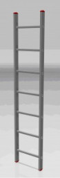 Лестница 1 х 8 алюминиевая Новая высота NV100