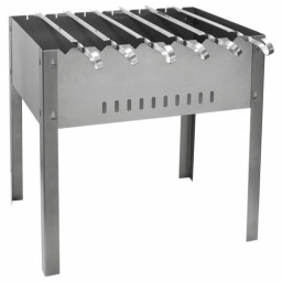 Мангал СОЮЗГРИЛЬ  0,7 40*30 с 6 шампурами N1-M04F