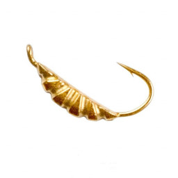 Мормышка вольфрам Опарыш с ушком 3мм 0,5гр Go c камнем Helios