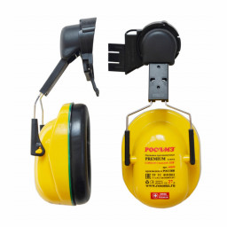 Наушники противошумные с креплением на каске защитной СОМЗ-65 Стальной ЛЕВ