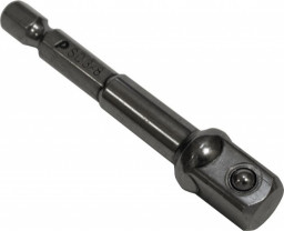 Переходник квадрат 3/8" для головок 65мм, хвостовик1/4" Практика