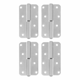 Петля накладная ПН1-110 правая цинк 4шт в упаковке Металлист