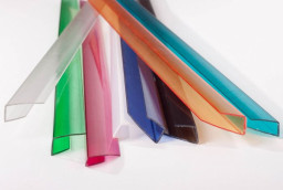 Профиль торцевой РU 8 мм L=2,1 м зеленый