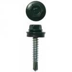 Саморез 5,5*25 ш/гр кровельный темно-зеленый RАL 6005