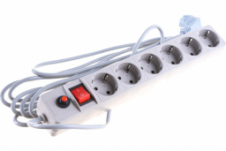 Сетевой фильтр УНИВЕРСАЛ ПВС 3*0,75 6гн 5м