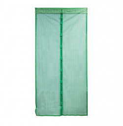 Сетка москитная для дверей 1,0х2,1м на магнитах зеленый