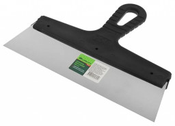 Шпатель 300 мм фасадный из нержавеющей стали, пластмассовая ручка//СИБРТЕХ