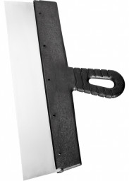 Шпатель 350 мм фасадный из нержавеющей стали, пластмассовая ручка//СИБРТЕХ