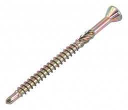 Шуруп 3,2*60 для полов и паркетов желтый цинк