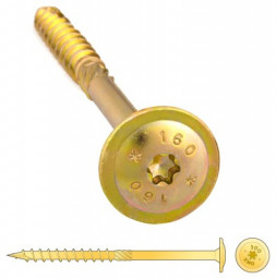 Шуруп 8*280 самонарезающий д/дерева, прессшайба