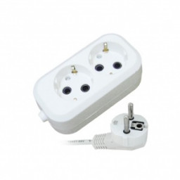 Удлинитель Универсал У10-554 ПВС 3*0,75 3гн. с/з 7м